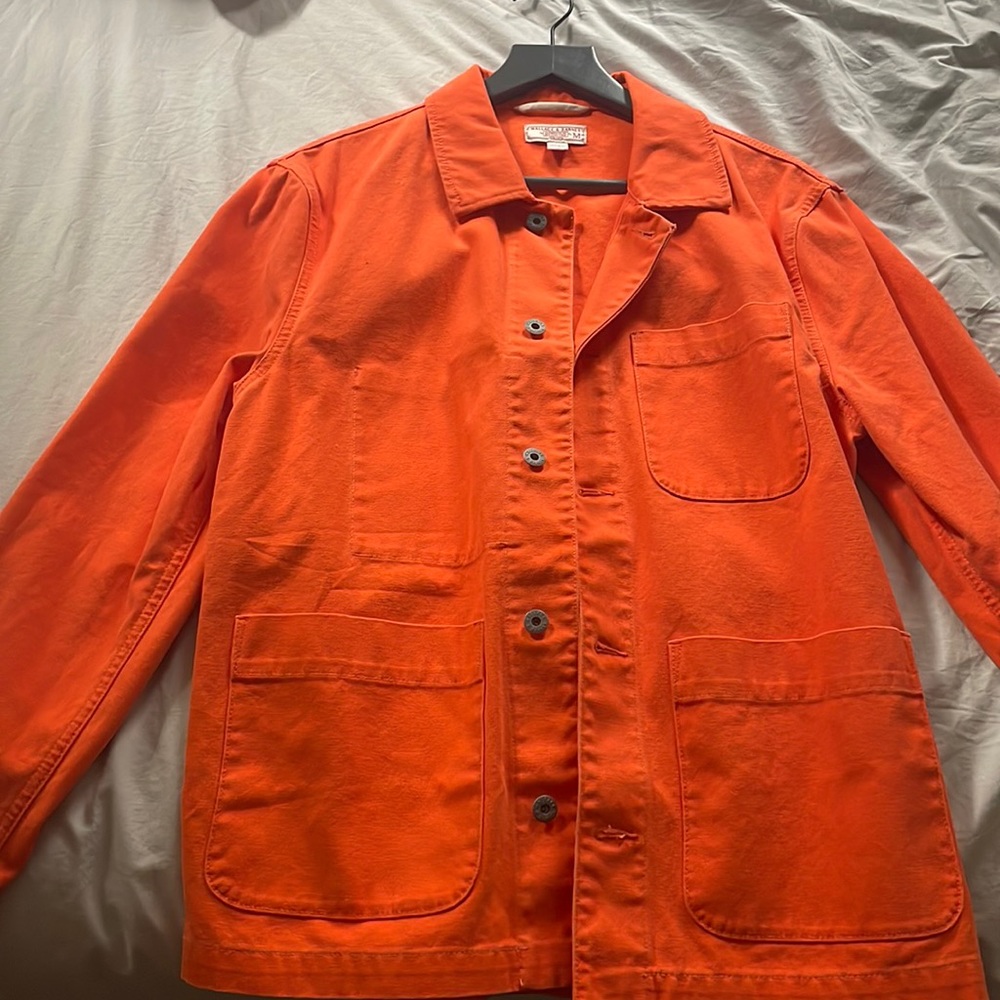 Wallace & Barnes Orange Chore Jacket